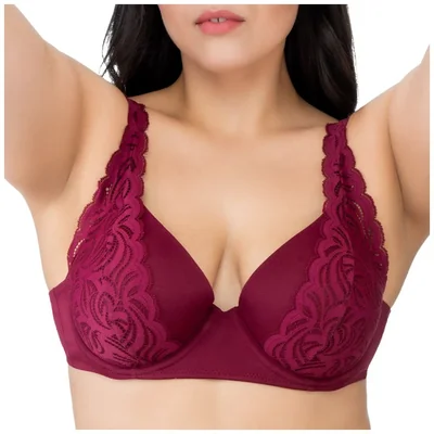 Bra de Microfibra con Encaje Curvation para Mujer