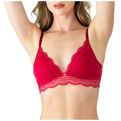 Bra Copa Triangular con Encaje Vassarette para Mujer
