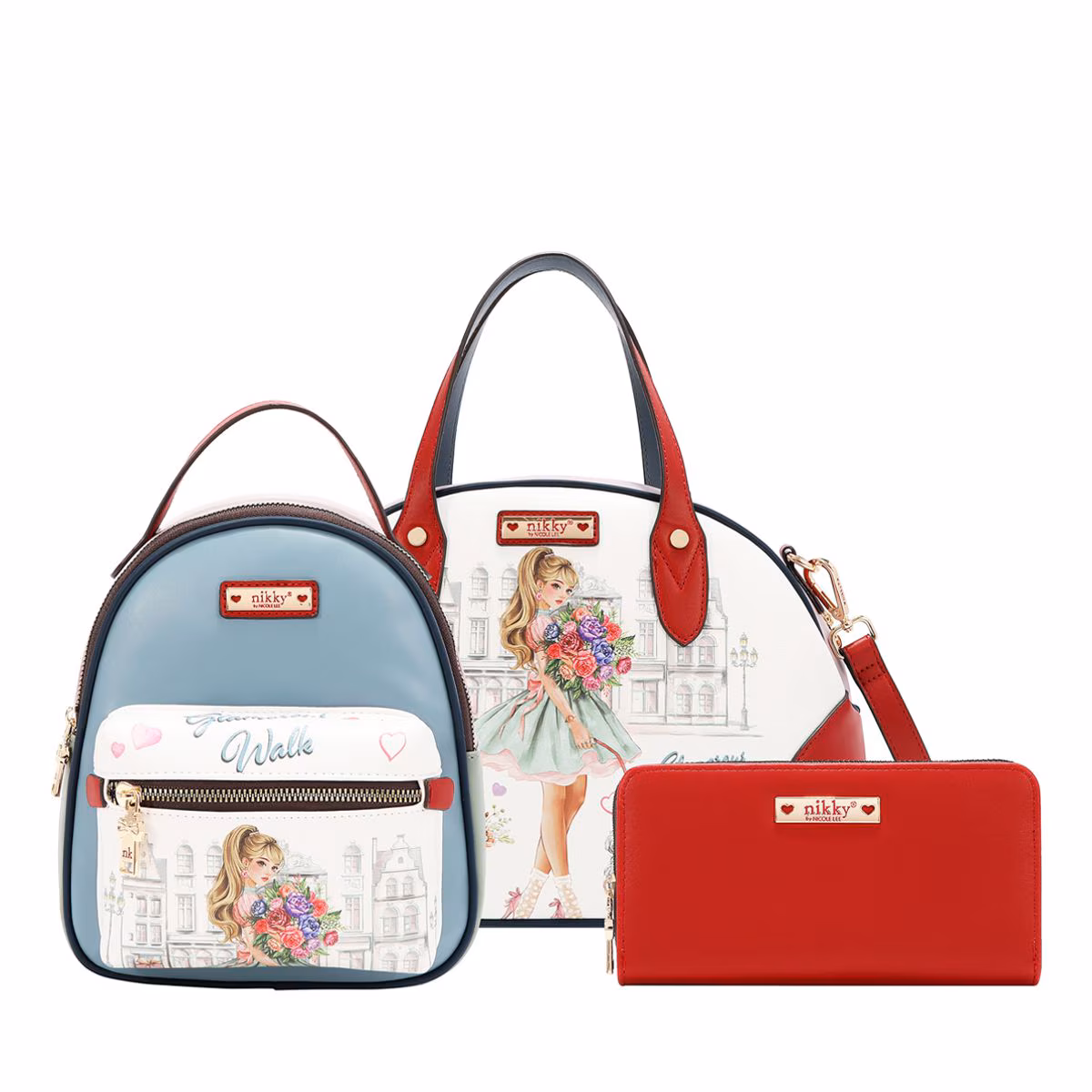 Set 3 Piezas Multicolor Glamorous Nikky By Nicole Lee para Mujer