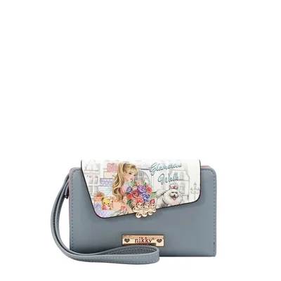 Billetera Blanca Glamorous Nikky By Nicole Lee para Mujer