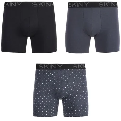 3 Pack Boxer Largo Quiet Volt Skiny para Hombre