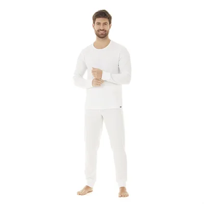 Pijama Set Play Thermal Skiny Manga Larga y Pantalón para Hombre