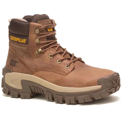 Bota Industrial en Piel Caterpillar Café para Hombre
