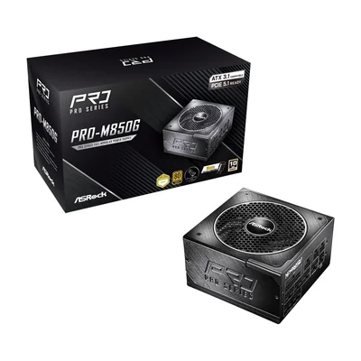 Fuente De Alimentación Asrock Pro-m850g 850w Atx 3.1 - Venta Internacional.
