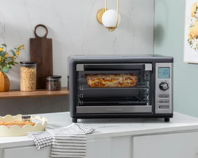 Horno con Freidora de Aire Hamilton Beach 32 Litros 5 Accesorios