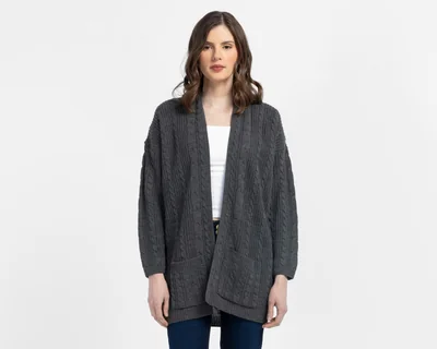 Suéter Gris Lady Sun para Mujer