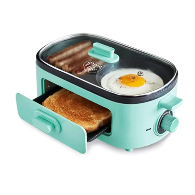 Máquina para Desayuno GreenLife 3 en 1 con Recubrimiento Cerámico Antiadherente