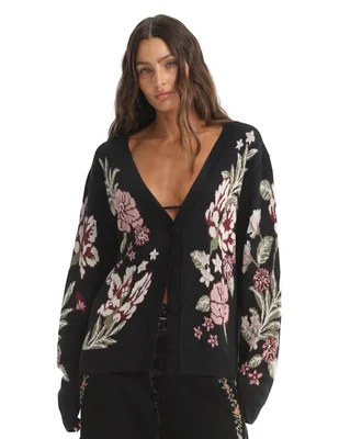 Suéter cuello V para mujer