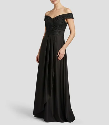 Vestido de fiesta largo liso Mujer