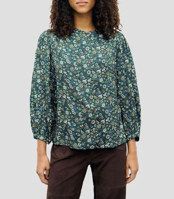 Blusa fantasía manga larga Mujer