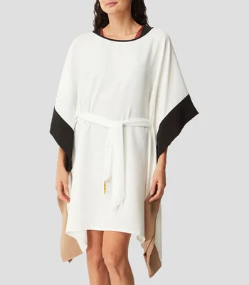 Kaftan liso maga corta Mujer