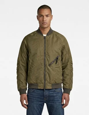 Chamarra bomber con bolsillos para hombre