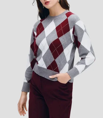 Suéter cuello redondo Mujer
