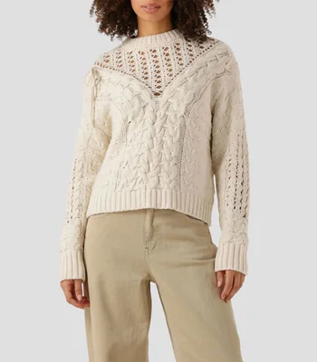 Suéter cuello redondo Mujer