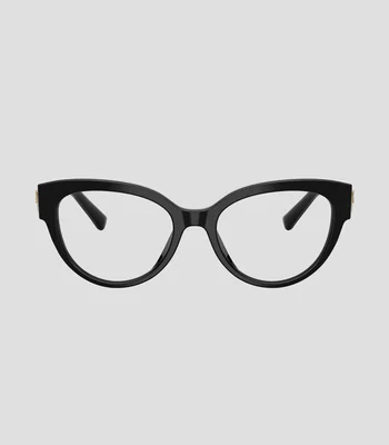 Lentes oftálmicos ojo de gato negros Mujer