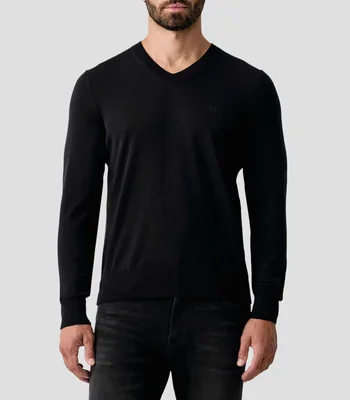 Suéter cuello V Hombre