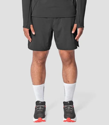 Short para correr liso Hombre