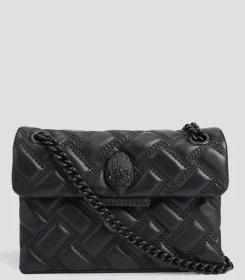 Bolsa crossbody en piel Mini Kensington Drench capitonado Mujer