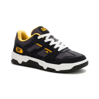 Tenis en Piel para Hombre, Color Negro Caterpillar