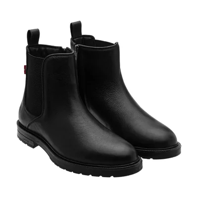 Bota en Piel Negro Levi's para Hombre
