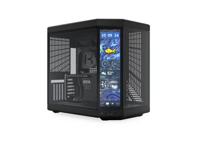 Gabinete Hyte Negro Y70 Touch Infinite Eatx Sin Fuente Con Cristal