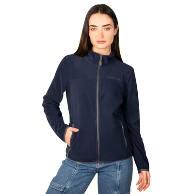 Sudadera Greenlander Eco Fleece Ligero Color Azul Marino Para Mujer