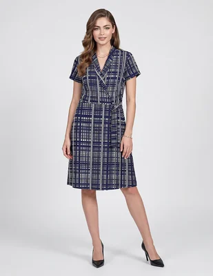 Vestido a la rodilla casual para mujer