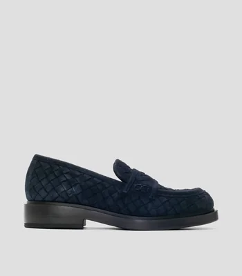 Mocasines Seline en piel trenzado Mujer