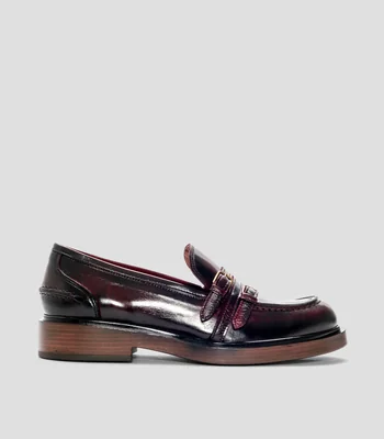 Mocasines Seline en cuero con hebillas con plataforma Mujer