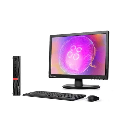 Pc Lenovo Tiny M710q I3-6 8gb en Ram y 256gb Ssd + Monitor de 23p Reacondicionado