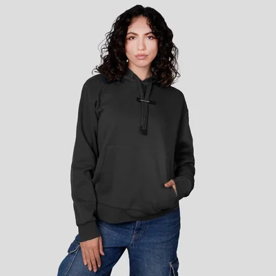 Sudadera Greenlander Con Gorro Hoodie Casual Para Mujer Negro