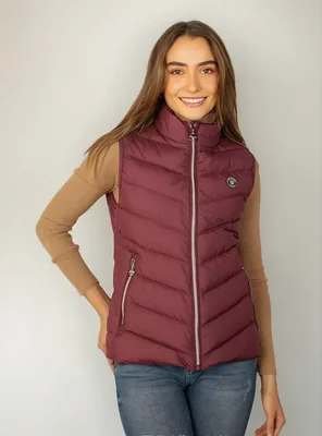 Chaleco Greenlander De Mujer Acolchado Con Cuello Alto
