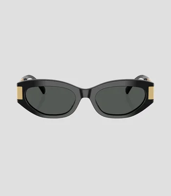 Lentes de sol ojo de gato negros Mujer