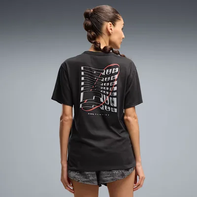 Playera estampada Run Culture para mujer