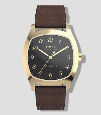 Reloj para Hombre Marlin Chatham Automático Casual Negro, Dorado