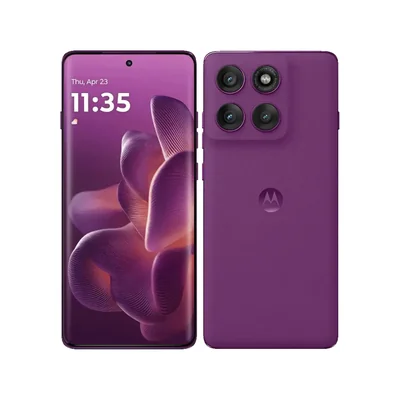 Smartphone Motorola Edge 60 Pro 5G, Pantalla 6.7", Dual SIM, 512GB, 12GB RAM, Desbloqueado, Uva (Sparkling Grape)