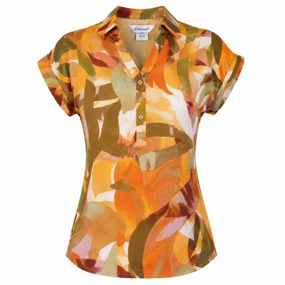 Blusa Estampada con Aletilla Delirium para Mujer Casual