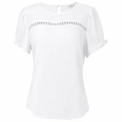 Blusa Manga Corta con Canesu Delirium para Mujer Casual