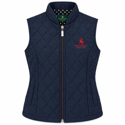 Chaleco Marino Capitonado Royal Polo Club para Mujer Casual