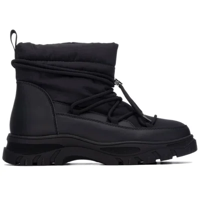 Bota Invernal Xti Negro con Agujeta para Mujer