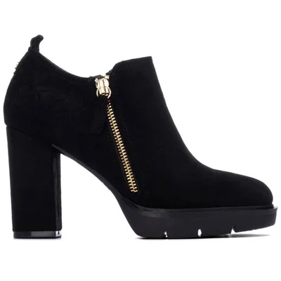 Bootie con Cierre Xti Negro para Mujer