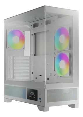 Gabinete Gamdias Atlas M1 Blanco Atx Argb Sin Fuente Cristal Gd-atlas M1 Wh