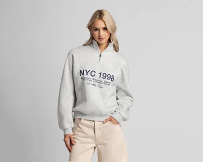 Sudadera Gris Refill para Mujer