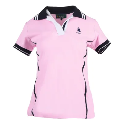 Playera Polo con Cuello V de Royal Polo Club para Mujer