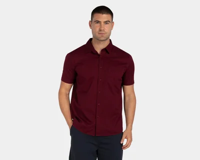 Camisa Casual de Algodón Refill Regular Fit Lisa para Hombre