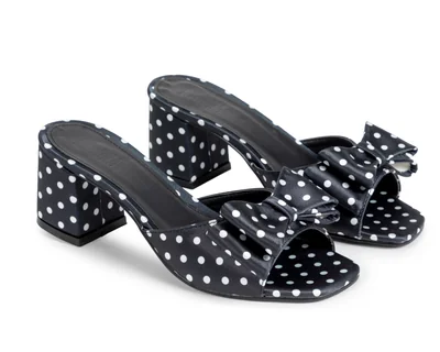 Sandalias de Tacón Strona de Puntos para Mujer