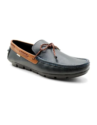 Mocasines Exterior Piel Color Marino Para Hombre De Rbcollection