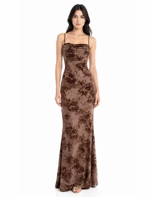 Vestido largo de fiesta para mujer