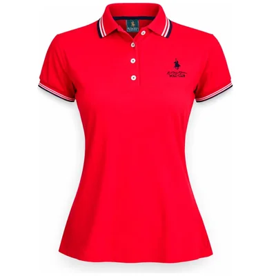 Playera Manga Corta Color Negro para Mujer Royal Polo Club