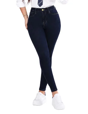 Jeans/Jegging/Jeans jogger Regular Skinny Media cintura SE4812 Otoño para mujer